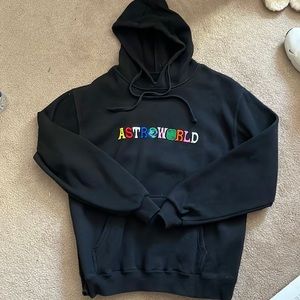 ASTROWORLD hoodie size medium Black